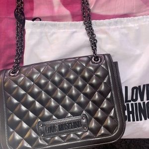 Dark Grey Moschino Bag
